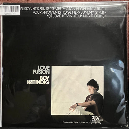 Used Vinyl: Boy Katindig ‎"Love Fusion" LP (1981 Philippenes Press)