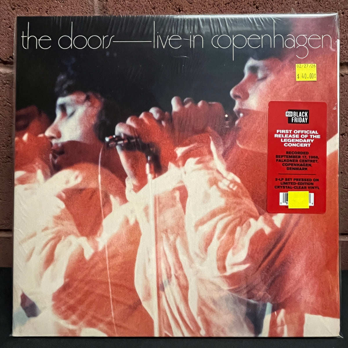Used Vinyl: Doors "Live in Copenhagen" 2xLP (Clear vinyl)