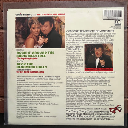 Used Vinyl: Kim Wilde "‎Mel & Kim ‎– Rockin' Around The Christmas Tree" 12" (1987 UK Press)