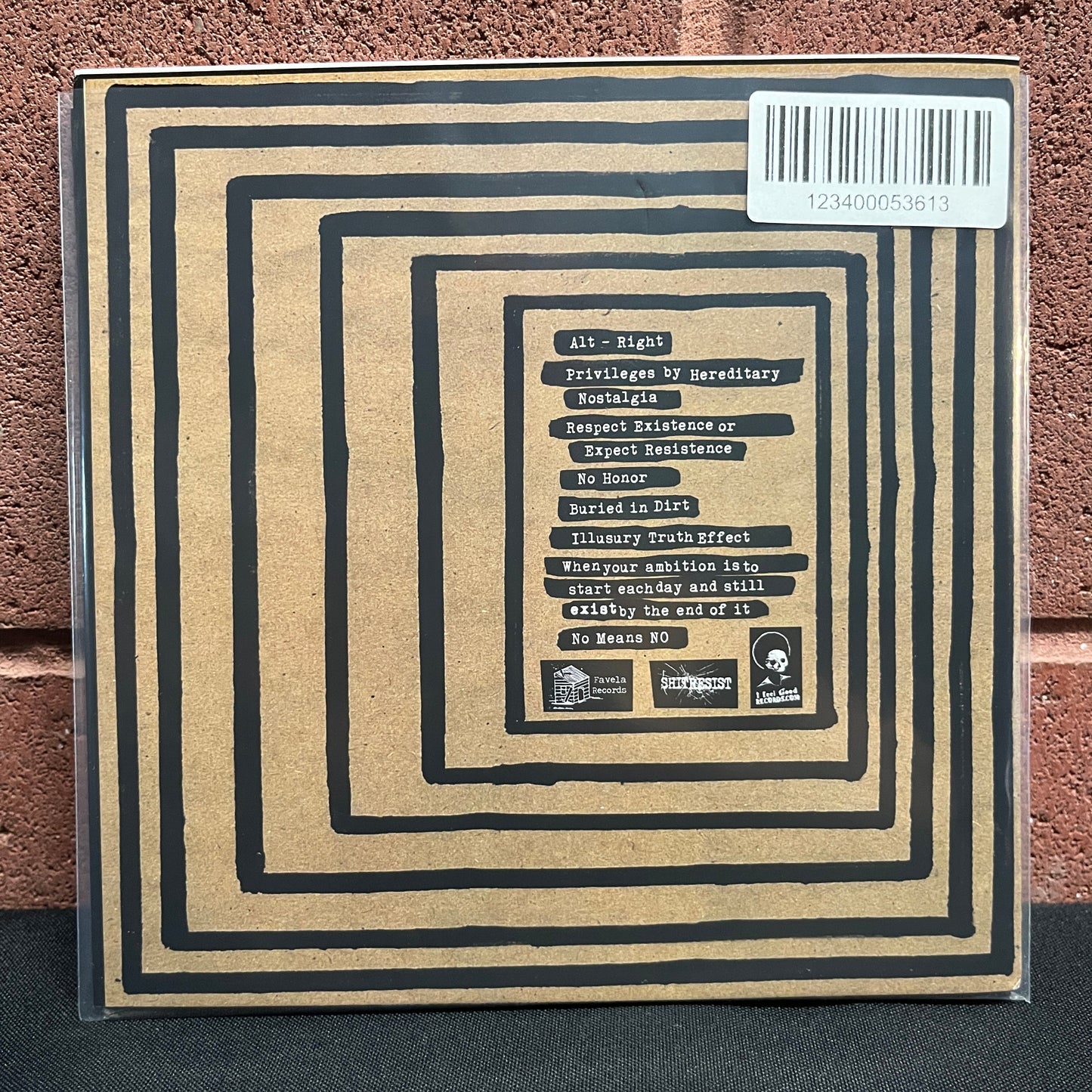 Used Vinyl: Garapal "Buried In Dirt" 7" (Clear Vinyl)