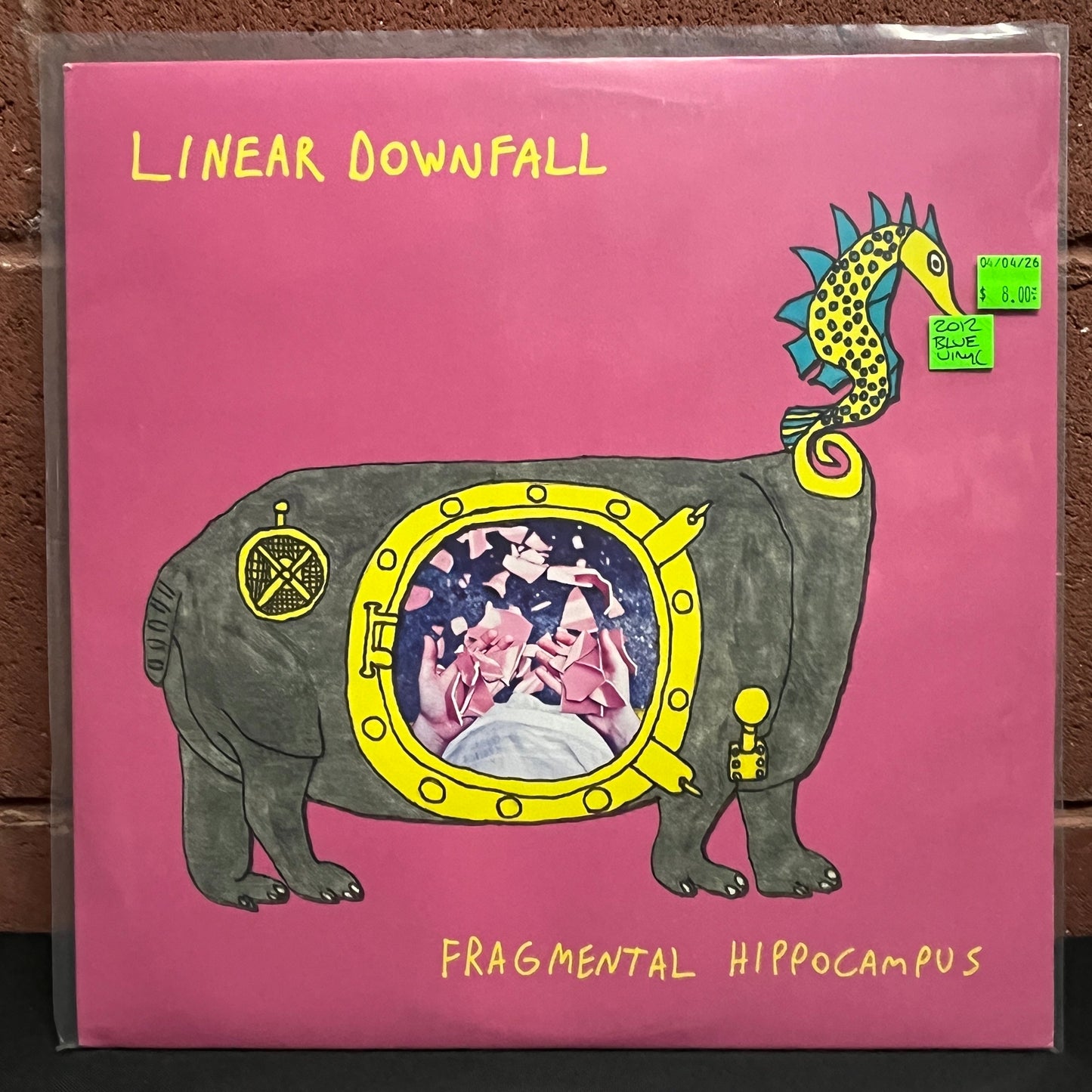 Used Vinyl: Linear Downfall "Fragmental Hippocampus" LP (2012 Press - Blue Vinyl)