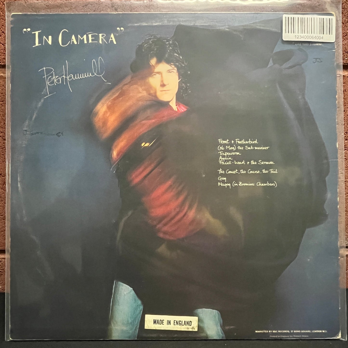Used Vinyl: Peter Hammill ‎"In Camera" LP (1974 UK Press)