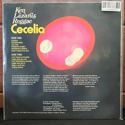 Used Vinyl: Ken Lazarus "Cecelia" LP (1970 Jamaican Press)