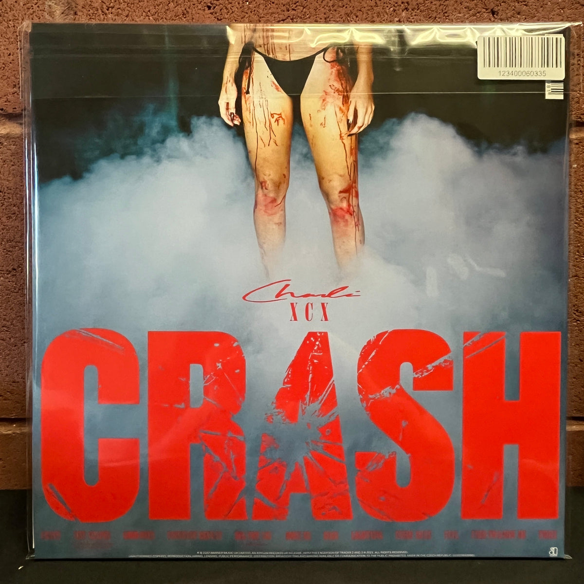Used Vinyl: Charli XCX "Crash" LP (Red and Black Marbled vinyl)