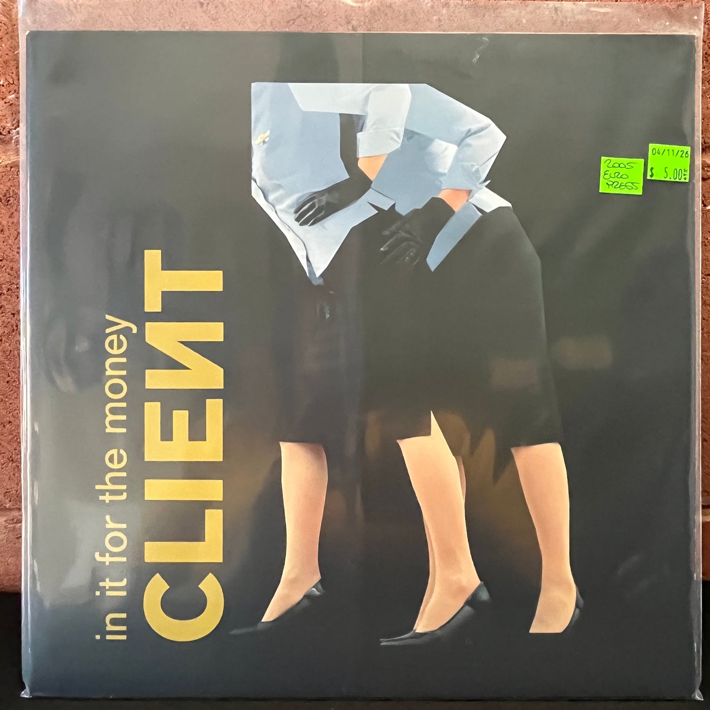 Used Vinyl: Client "In It For The Money" 12" (2004 Euro Press)