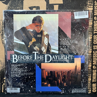 Used Vinyl: Toshiki Kadomatsu "Before The Daylight - Is The Most Darkness Moment In A Day" LP (1988 Japanese press, Original Shrink  w/ Hype Sticker & Poster)