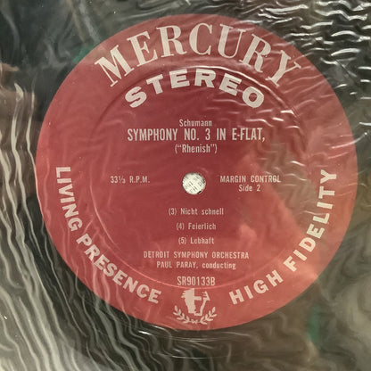Paul Paray/Richard Schumann - Symphony No. 3 "Rhenish" - Mercury LP