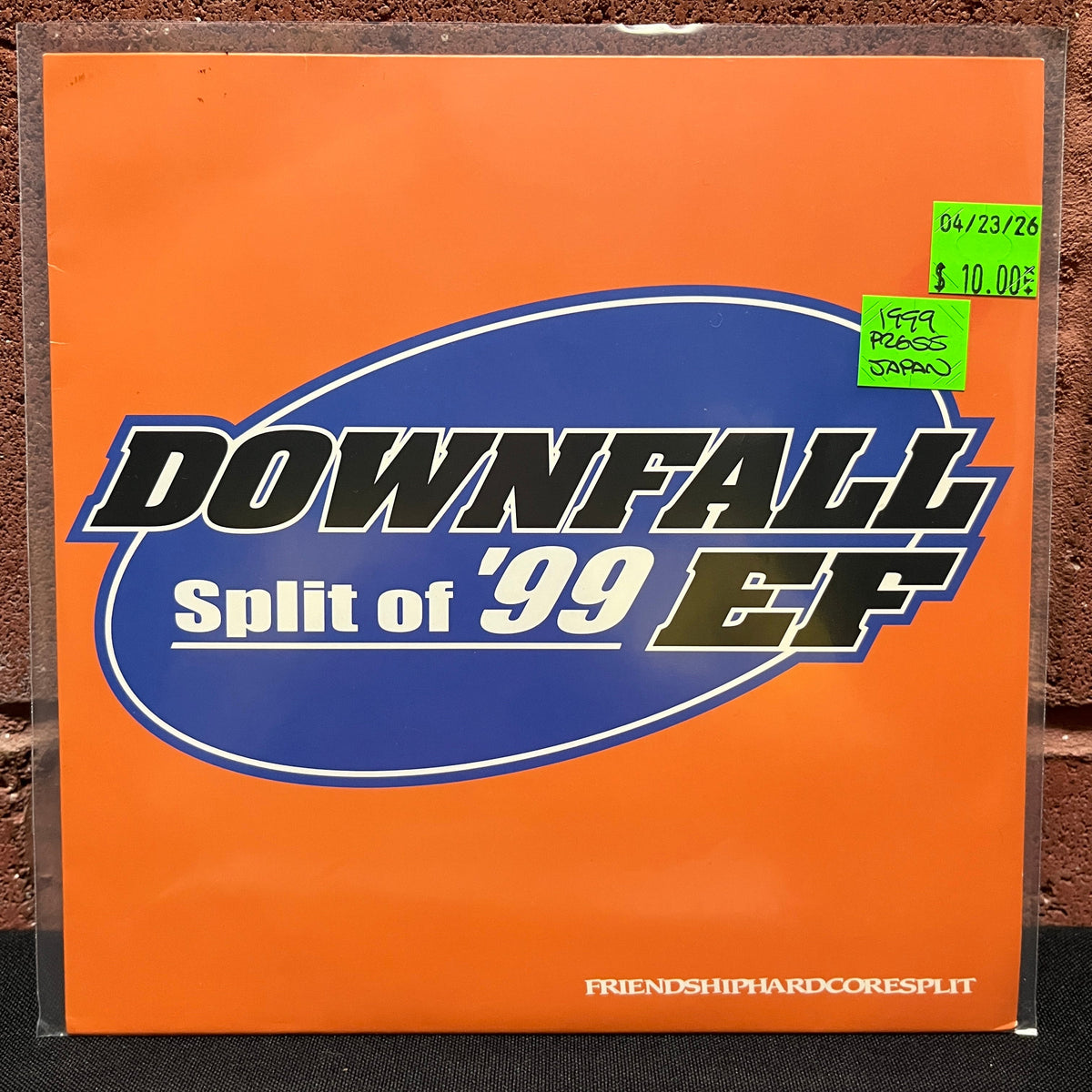 Used Vinyl: Downfall / EF "Split Of '99" 7" (1999 Japanese Press)