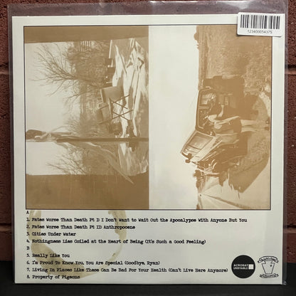 Used Vinyl: Short Fictions "Fates Worse Than Death" LP (Gold w/Black Splatter Vinyl)