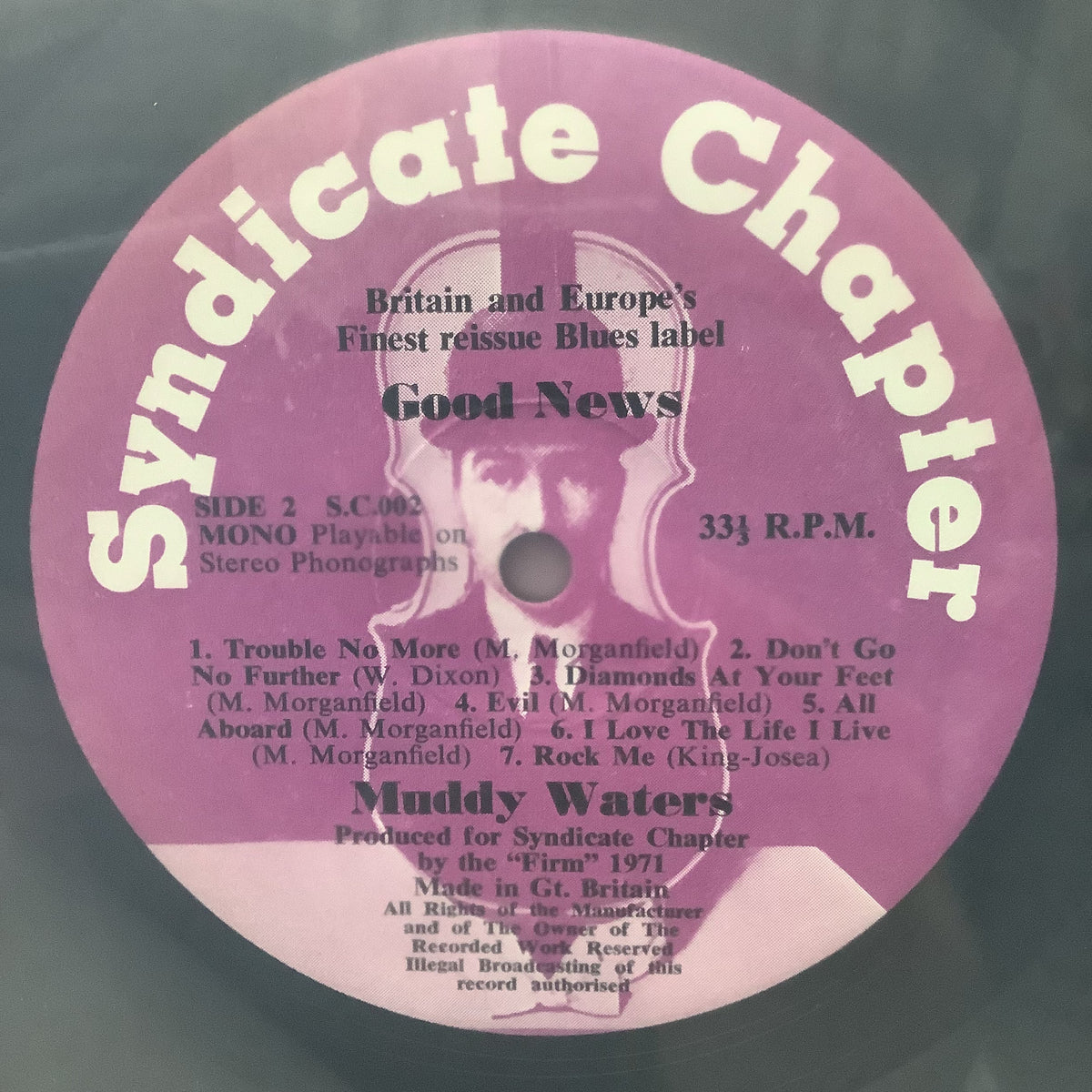 Muddy Waters - Good News Vol. 3 - Autographed LP