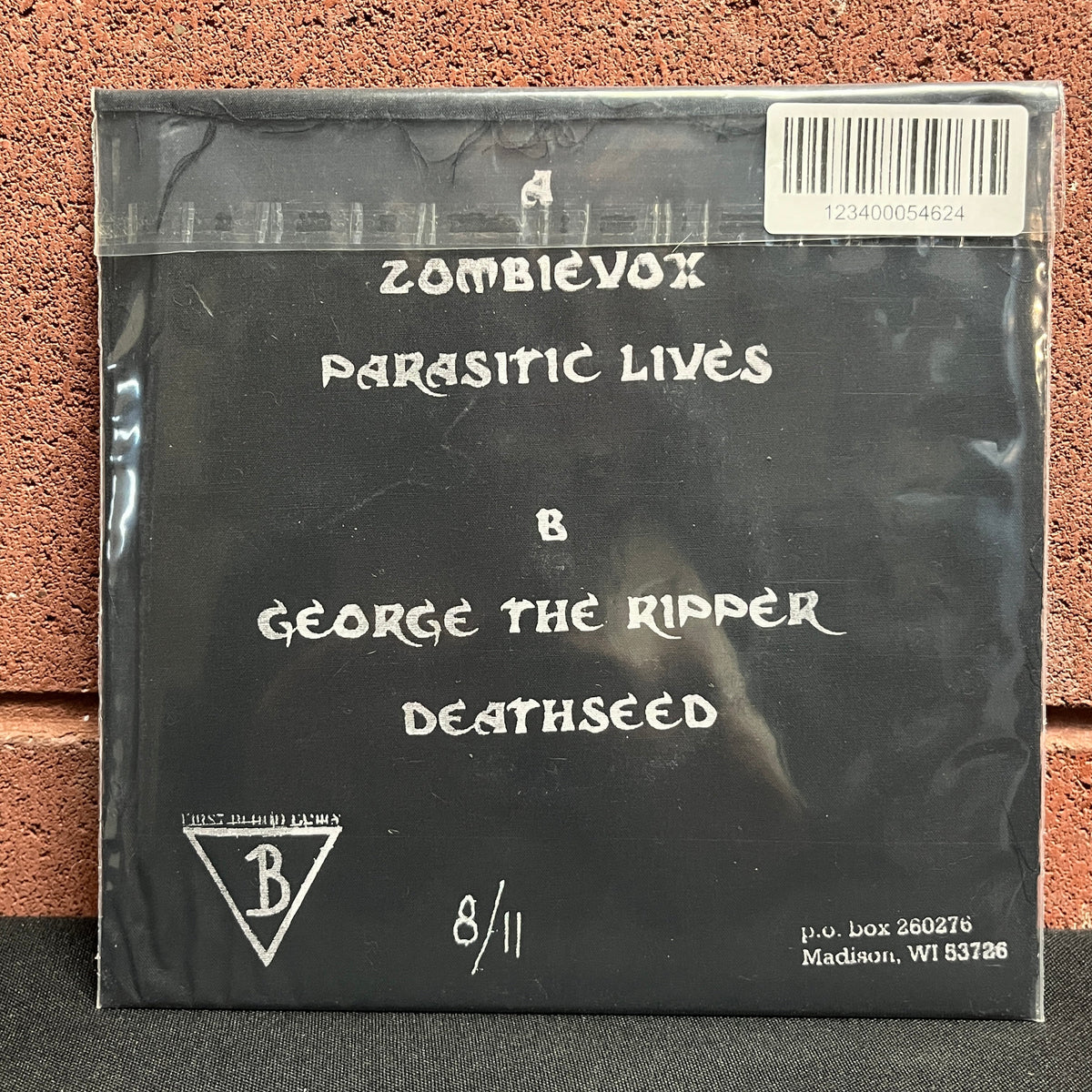 Used Vinyl: Discider "Drinking To Forget The Future" 7" (Cloth Sleeve - Clear Vinyl)