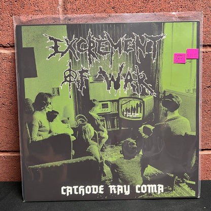 Used Vinyl: Excrement Of War "Cathode Ray Coma" LP (Green/Black Split Vinyl)