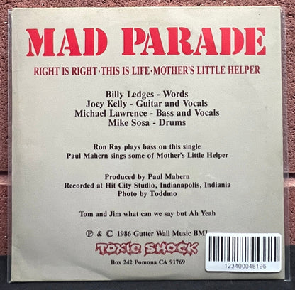 Used Vinyl: Mad Parade "Right Is Right" 7"