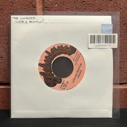 Used Vinyl: The Uniques "Love And Devotion" 7"