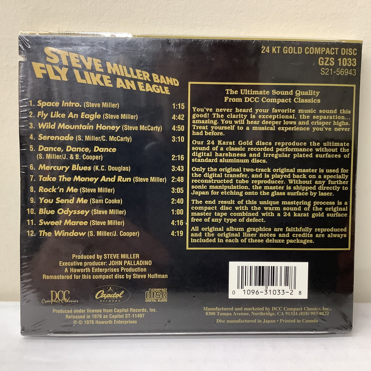 Steve Miller Band - Fly Like an Eagle - DCC CD