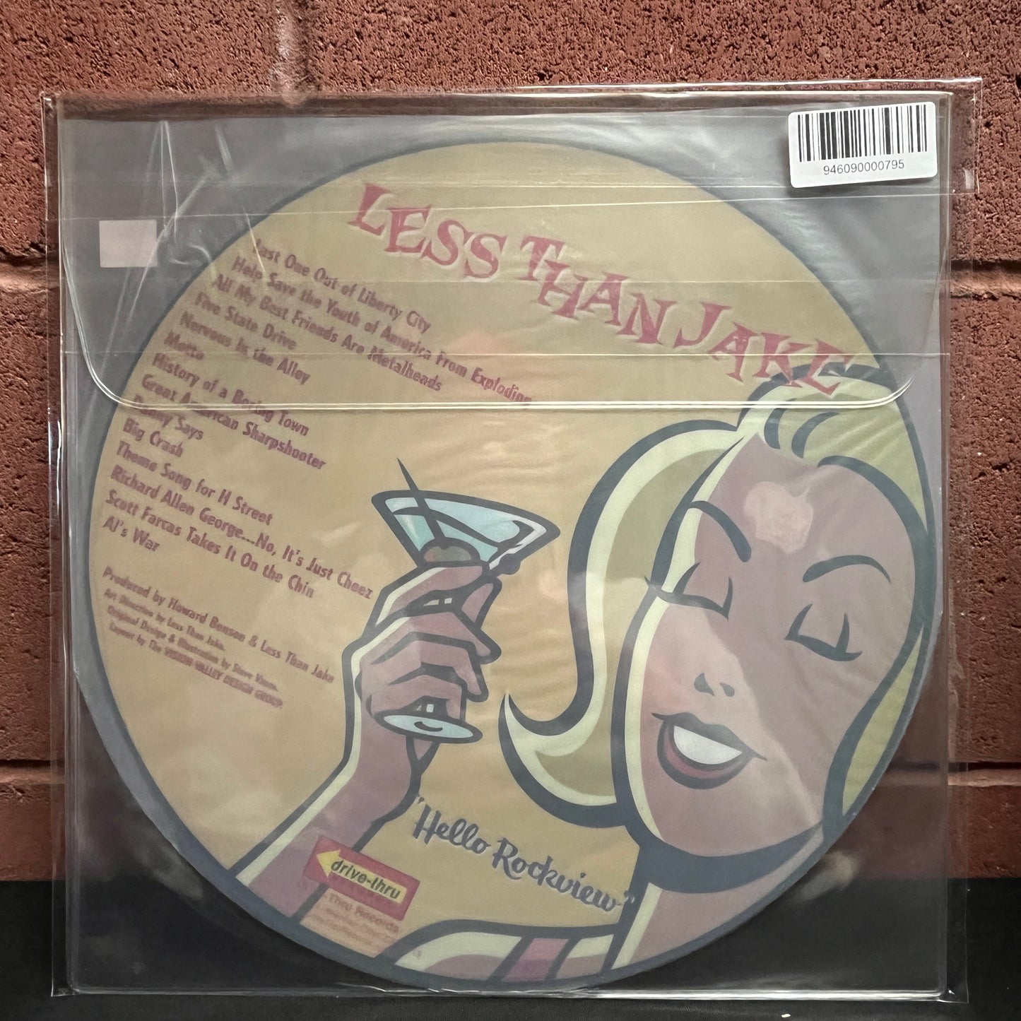 Used Vinyl: Less Than Jake "Hello Rockview" Picture Disc LP (1998 Press. Limited to 1000)
