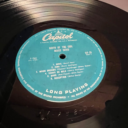 Used Vinyl: Miles Davis "Birth Of The Cool" LP (1957 Mono Japanese Flipback issue)