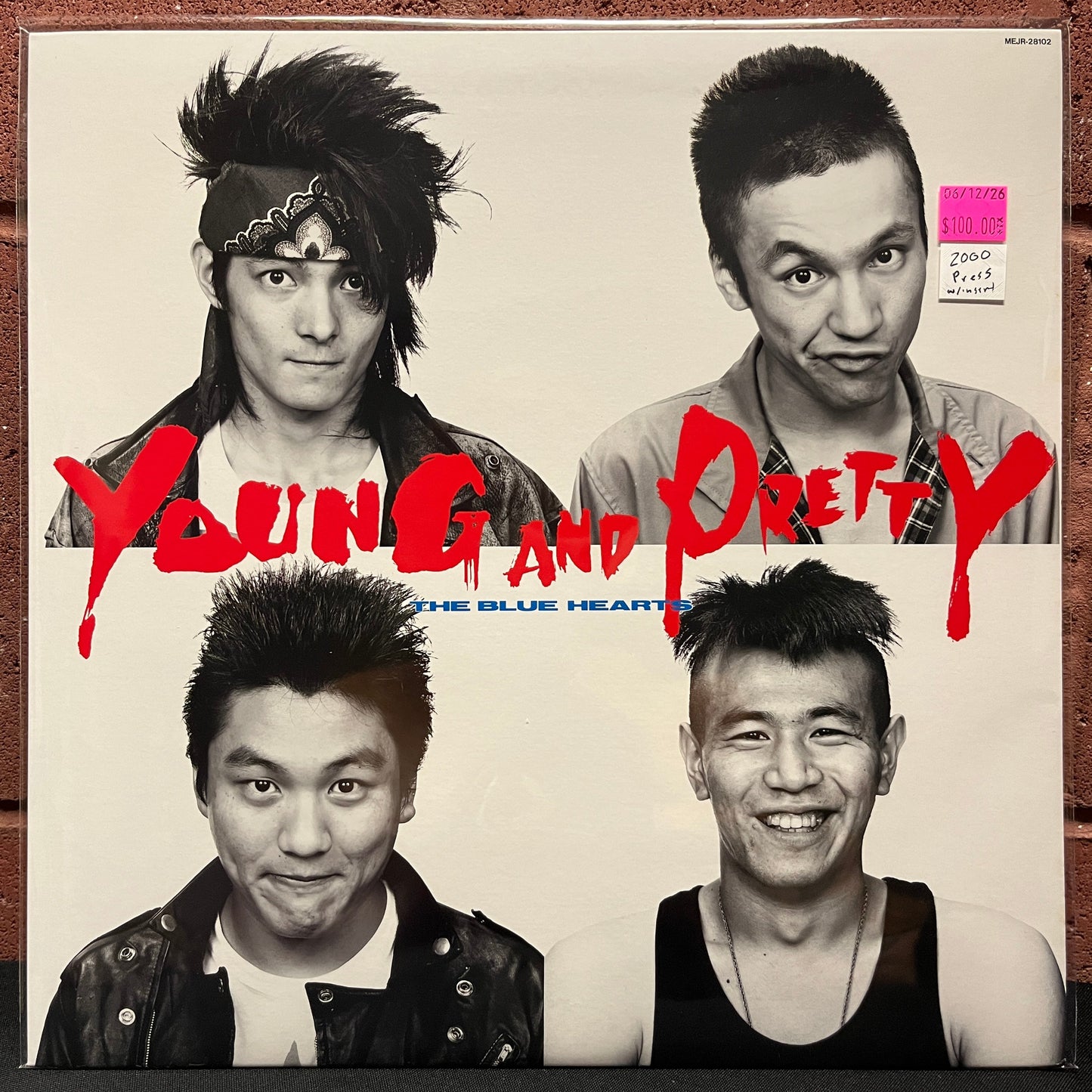 Used Vinyl: The Blue Hearts "Young and Pretty" LP (2000 Japanese Press)