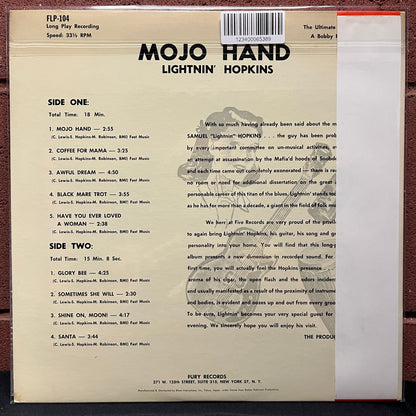 Used Vinyl: Lightnin' Hopkins "Mojo Hand" LP (1983 Japanese Issue)