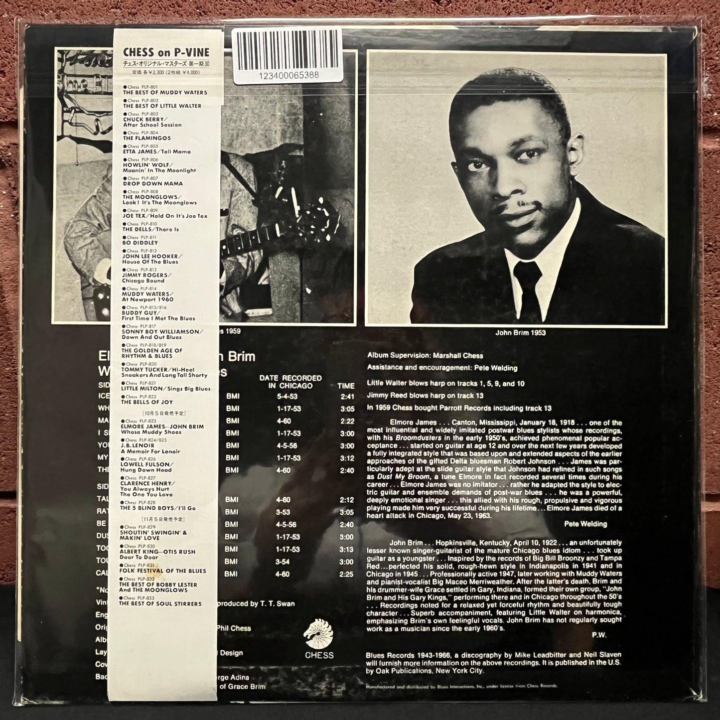 Used Vinyl: Elmore James and John Brim "Whose Muddy Shoes" LP (1983 Japanese Issue)
