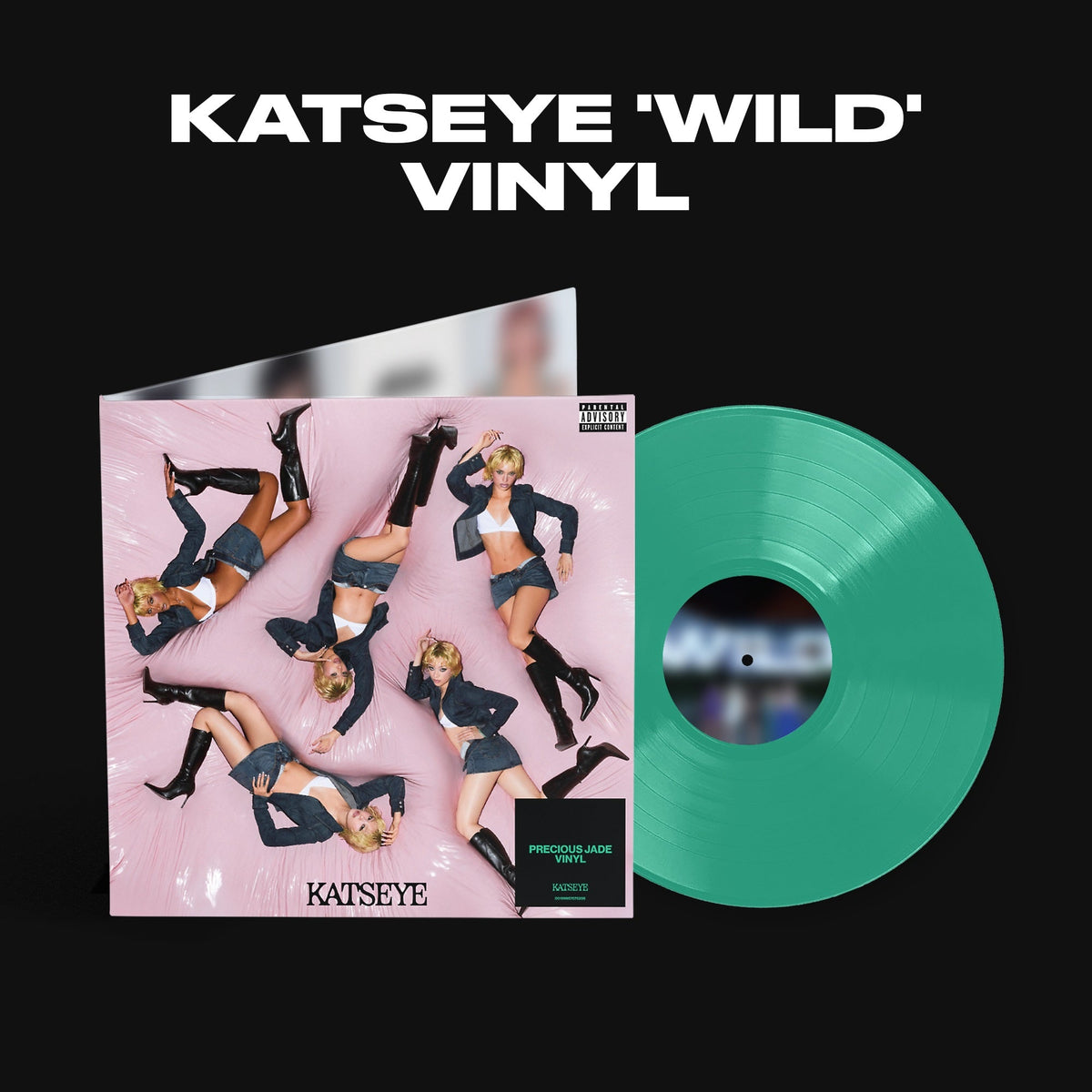 PRE-ORDER: Katseye "Wild" 12" EP (Precious Jade Color Vinyl)