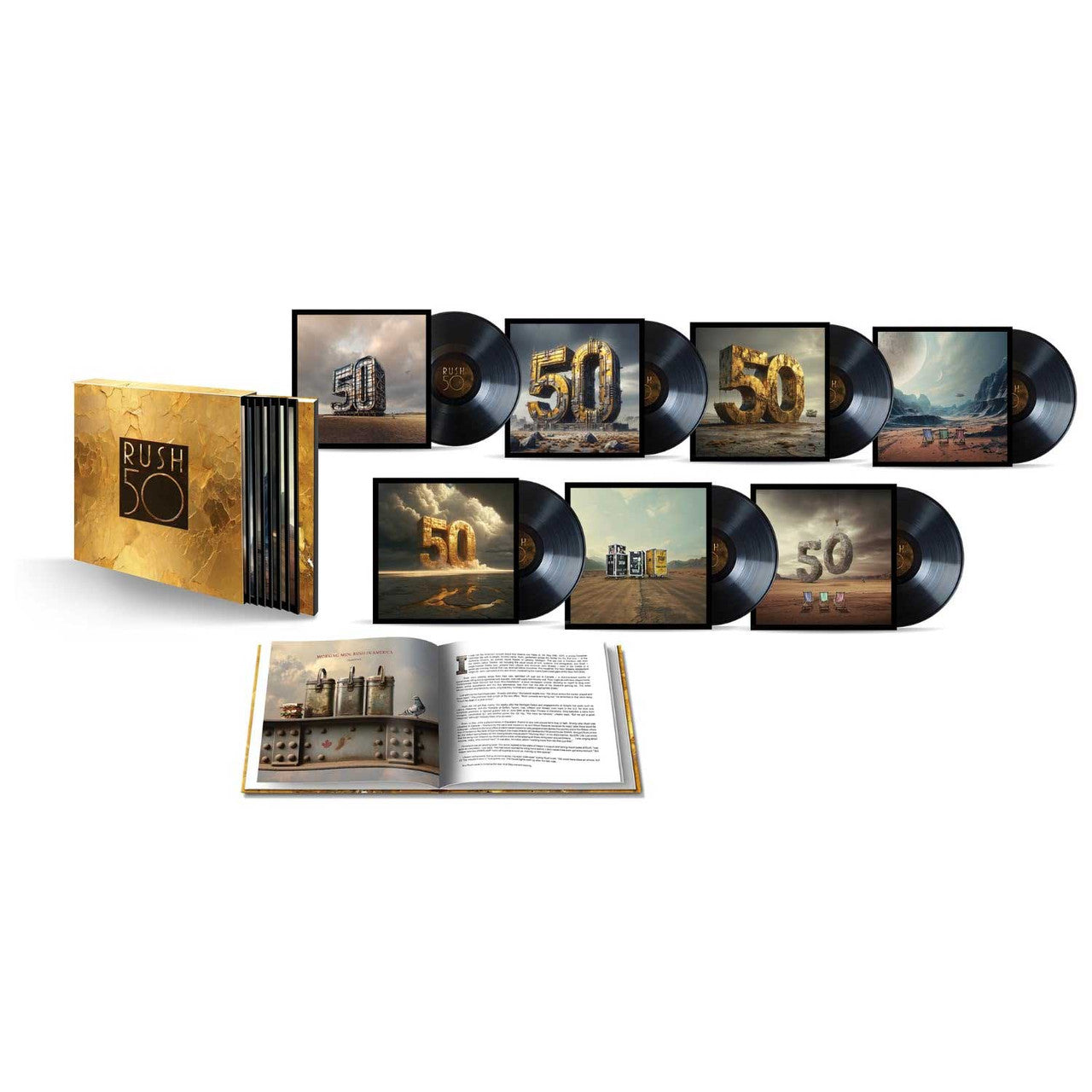Rush - Rush 50 (Deluxe) - 7x LP & Book Box Set
