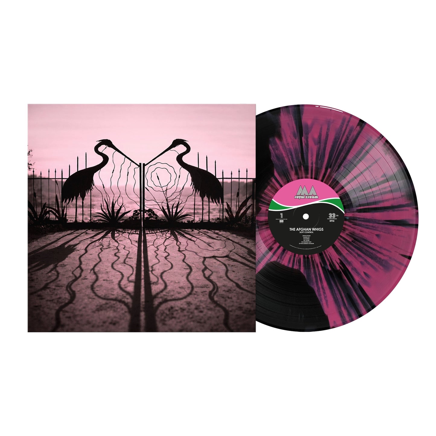 PRE-ORDER: The Afghan Whigs "Soft Control" LP  (Indie Exclusive Pink/Black Smush Splatter Vinyl)
