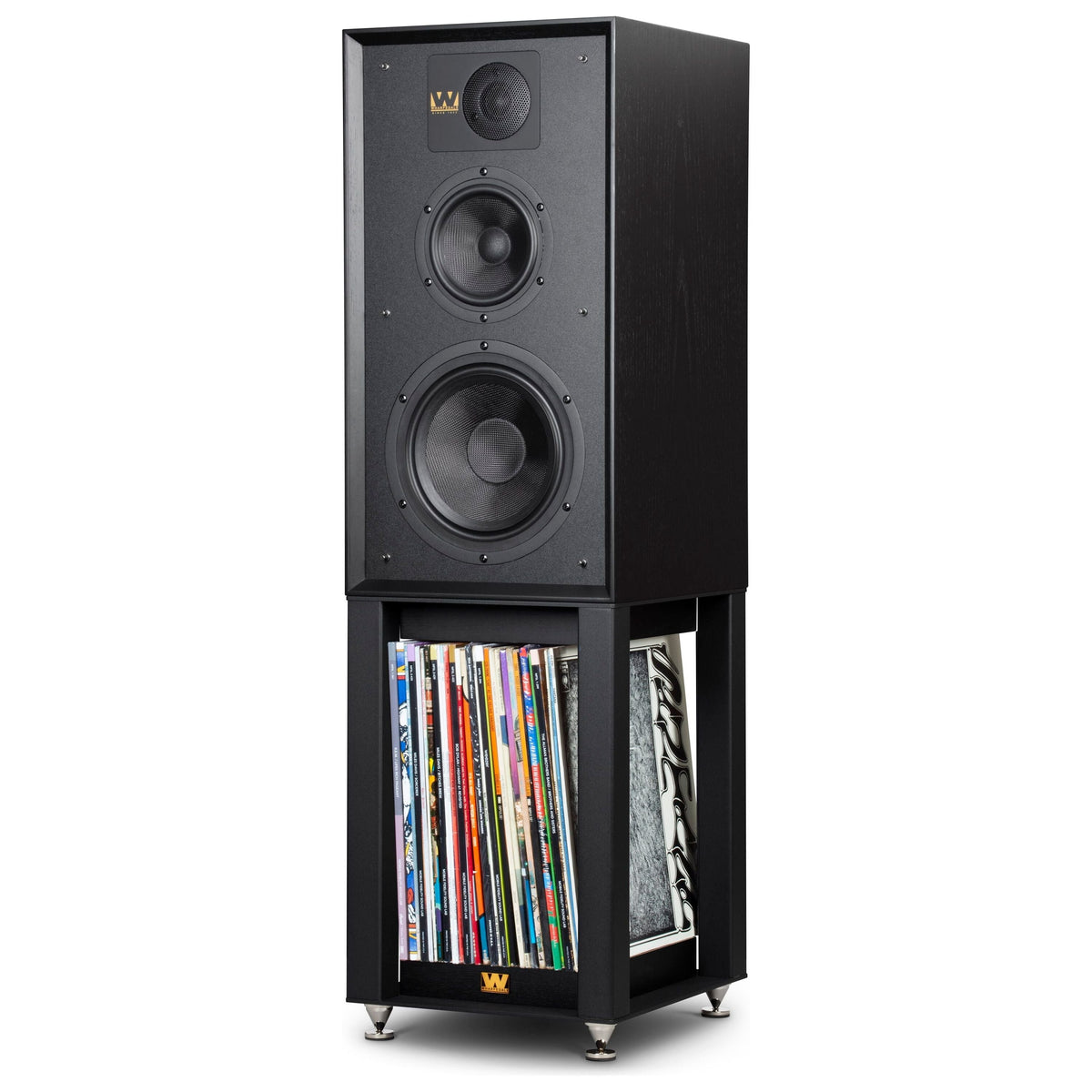 Wharfedale - Linton 85th Anniversary Walnut Bookshelf Speakers With Stands