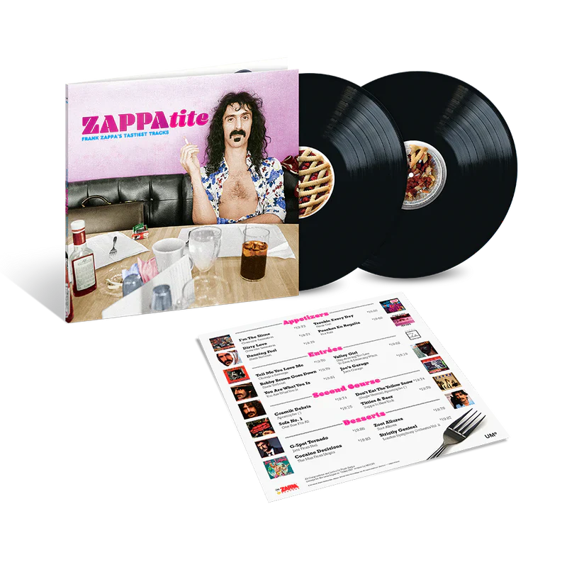 PRE-ORDER: Frank Zappa "ZAPPAtite: Frank Zappa's Tastiest Tracks" 2xLP