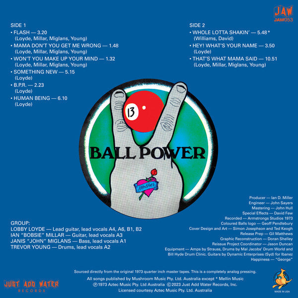 Coloured Balls "Ball Power" LP