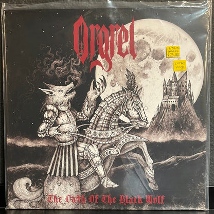 Used Vinyl: Orgrel “The Oath Of The Black Wolf” 12" EP (Clear Vinyl)