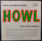 [Used LP] Ginsberg, Allan / Howl And Other Poems