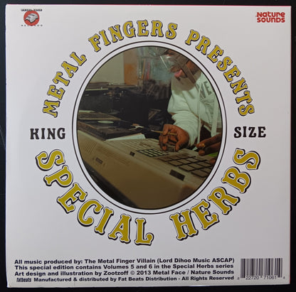 [Used LP] Metal Fingers (MF DOOM) / Special Herbs Volume 5 & 6