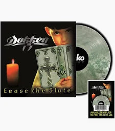 PRE-ORDER: Dokken "Erase The Slate" LP (Indie Exclusive Green Smoke 180g Vinyl)