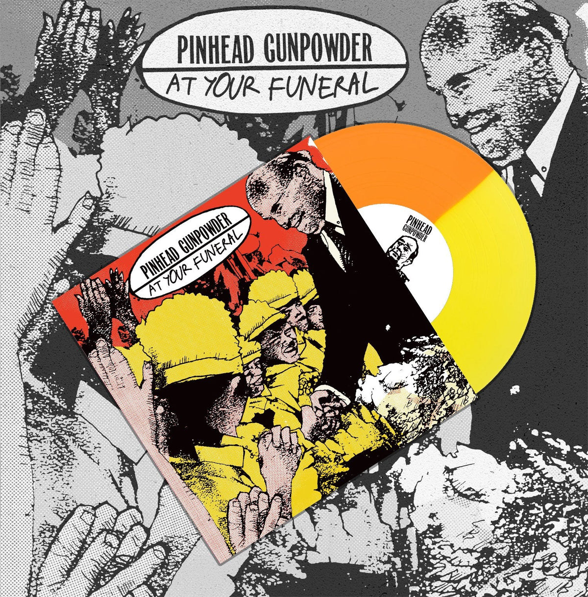 Pinhead Gunpowder "At Your Funeral" 7" (Orange & Yellow Split Vinyl)
